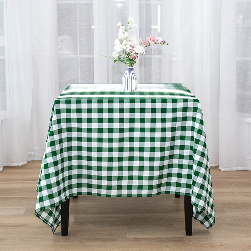 70x70 '' Picnic Party Rectangle Plaid forged tableths
