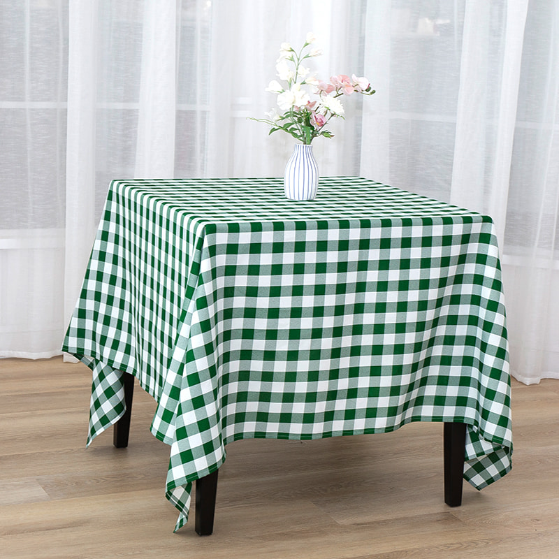 70x70 '' Picnic Party Rectangle Plaid forged tableths