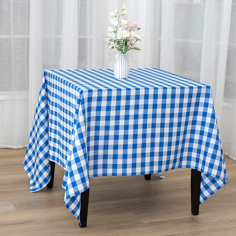 70x70 '' Picnic Party Rectangle Plaid forged tableths