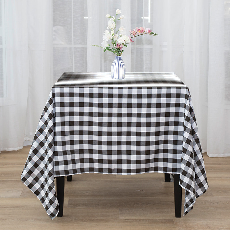 70x70 '' Picnic Party Rectangle Plaid forged tableths