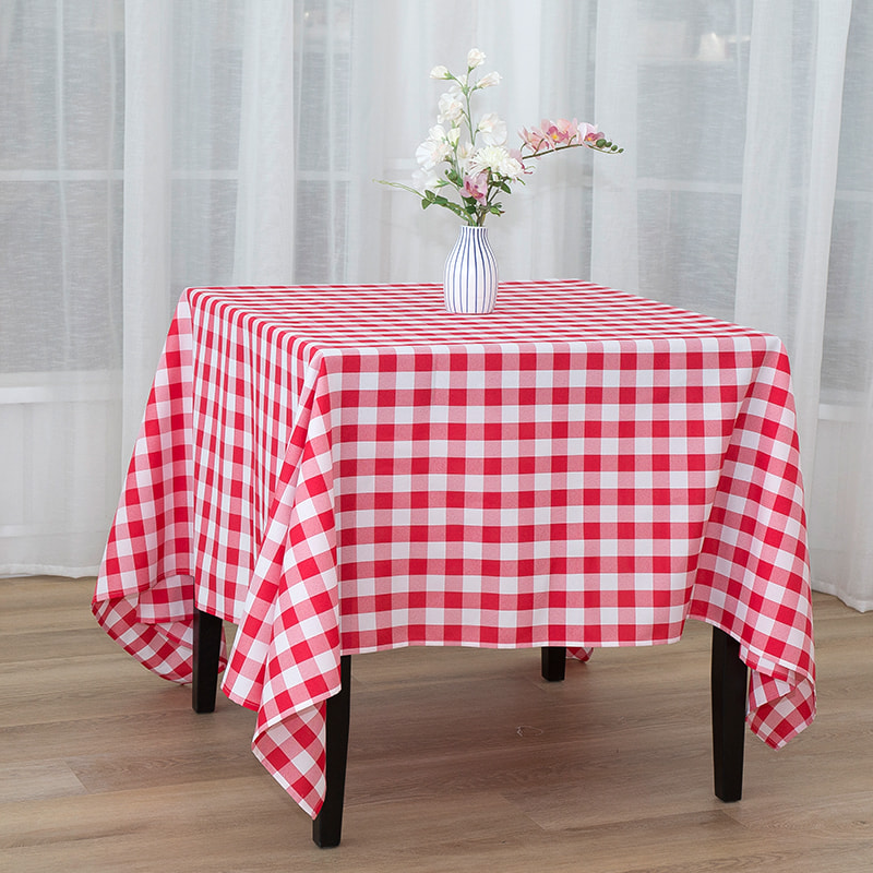 70x70 '' Picnic Party Rectangle Plaid forged tableths