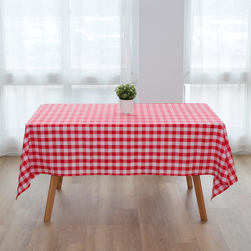60x102 '' Picnic Party Rectangle Plaid forged fecloths