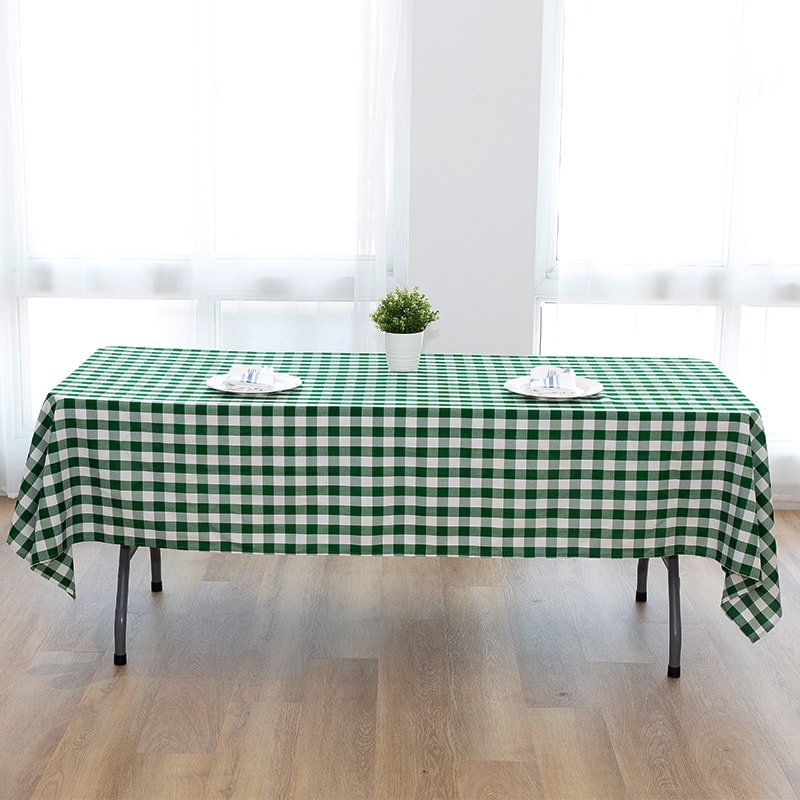 60x102 '' Picnic Party Rectangle Plaid forged fecloths