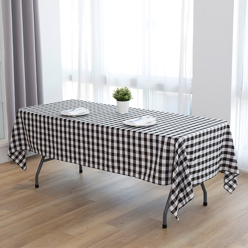 60x102 '' Picnic Party Rectangle Plaid forged fecloths