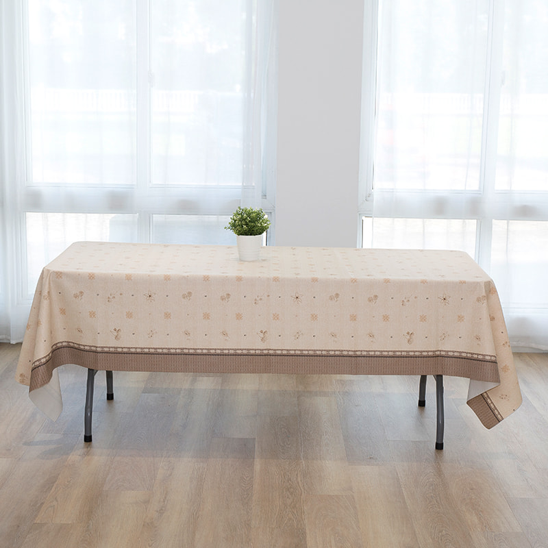 54 × 108 '' مقاومة للماء ومقاوم للزيوت PVC مع نمط عيد الميلاد