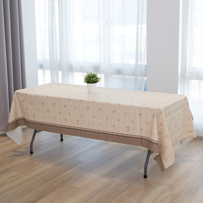 54 × 108 '' مقاومة للماء ومقاوم للزيوت PVC مع نمط عيد الميلاد