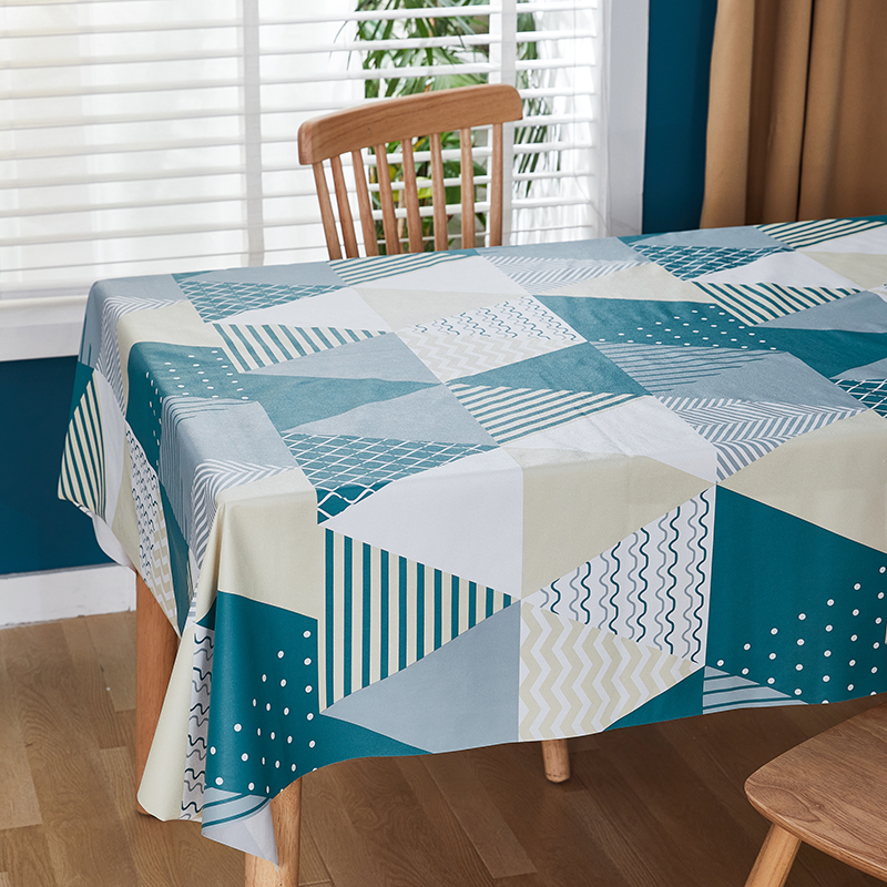 نمط هندسي مقاوم للماء ومقاوم للزيت PVC Tableth
